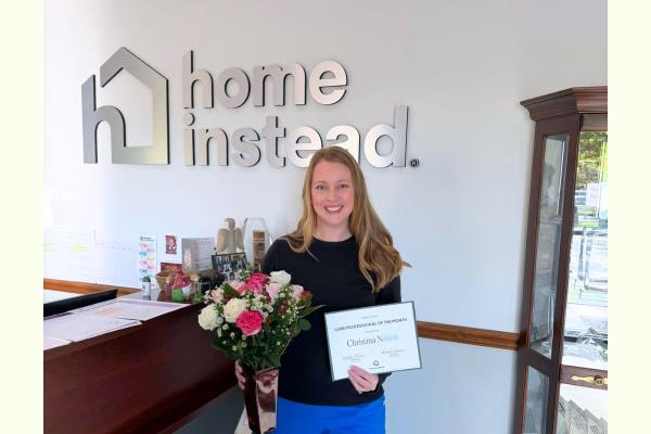 Home Instead of Lafayette Celebrates Caregiver of the Month, Christina!
