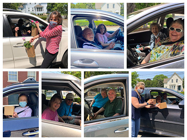 Wakefield Senior Center Drive Through Collage