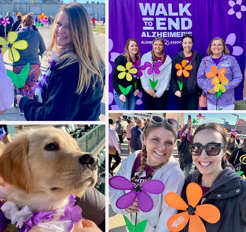 Home Instead Joins in the 2023 Lincoln, NE Walk to End Alzheimer's collage