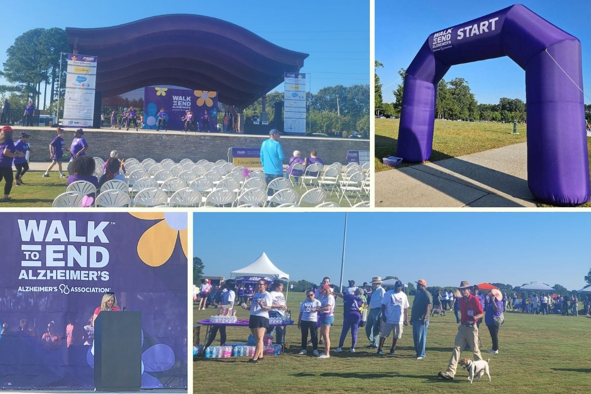 Home Instead Joins the 2025 Walk to End Alzheimer’s in Virginia Beach, VA collage