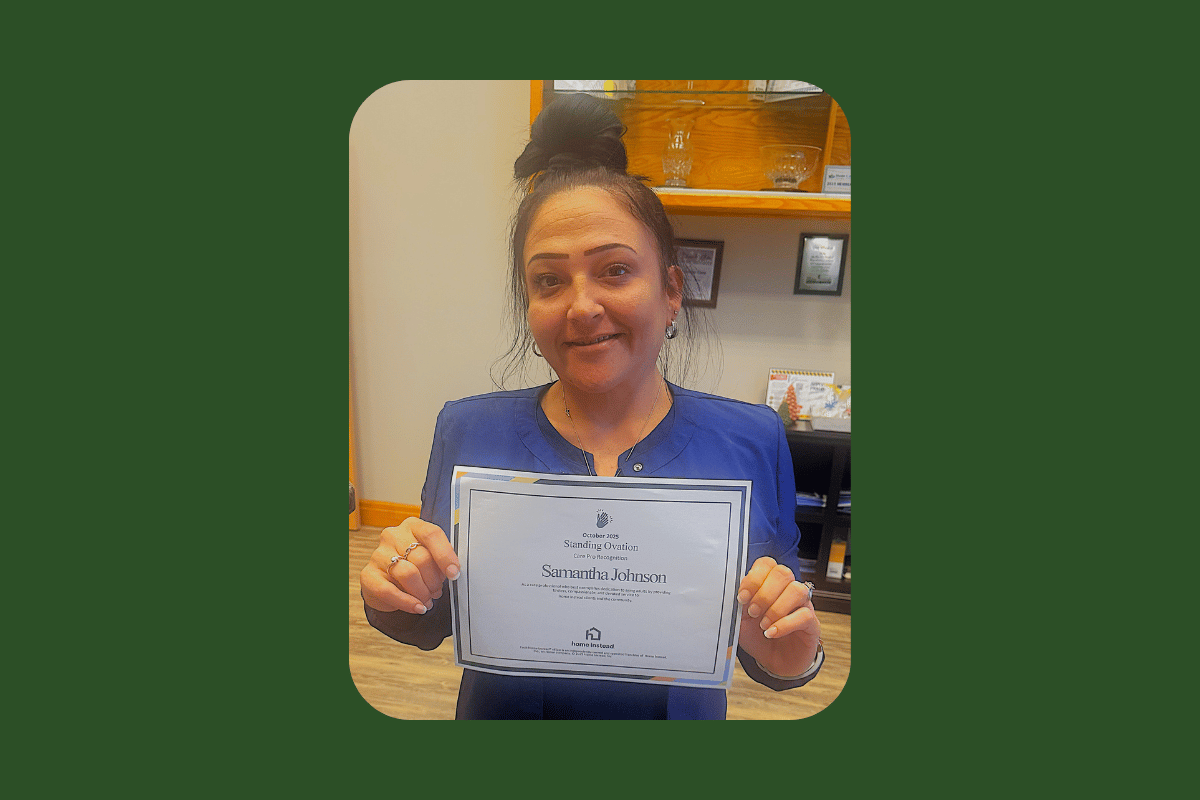 Home Instead Clearwater October 2026 Care Pro of the Month Samantha Johnson