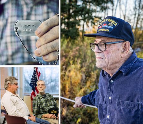 collage of veterans