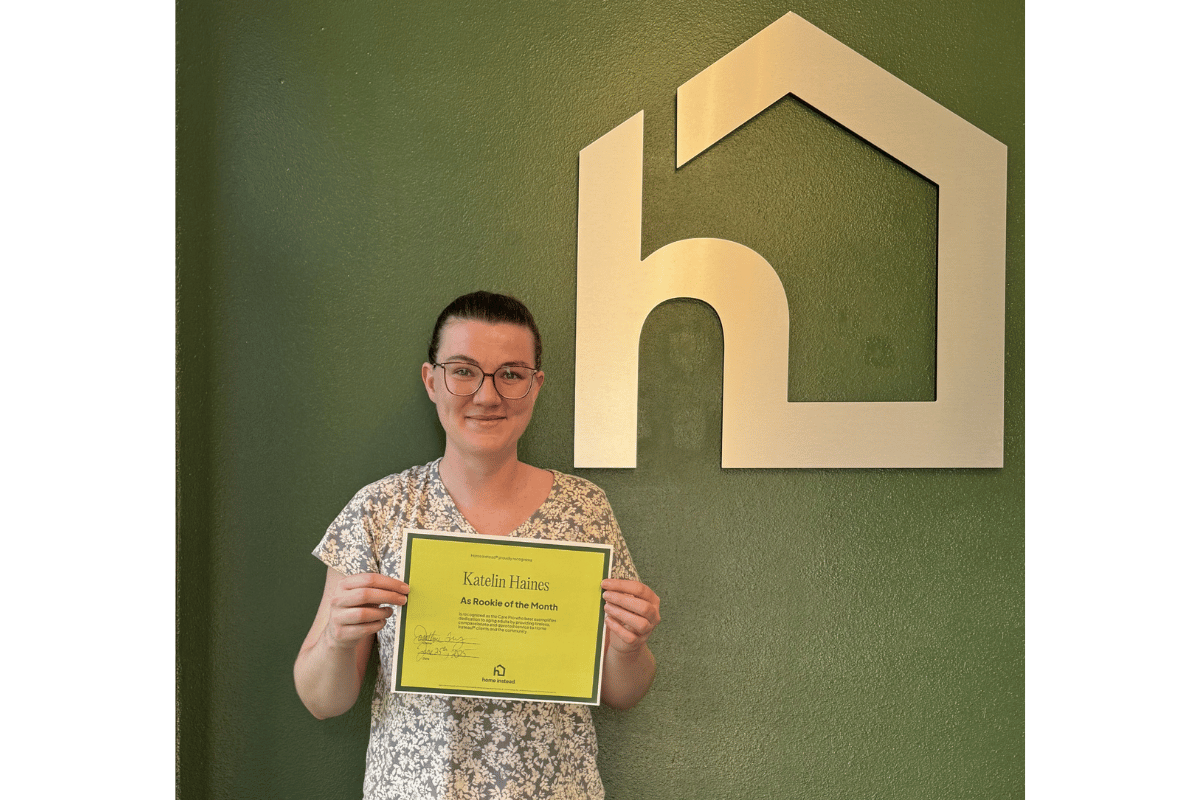 Rookie Care Pro of the Month May 2025 Katelin Haines