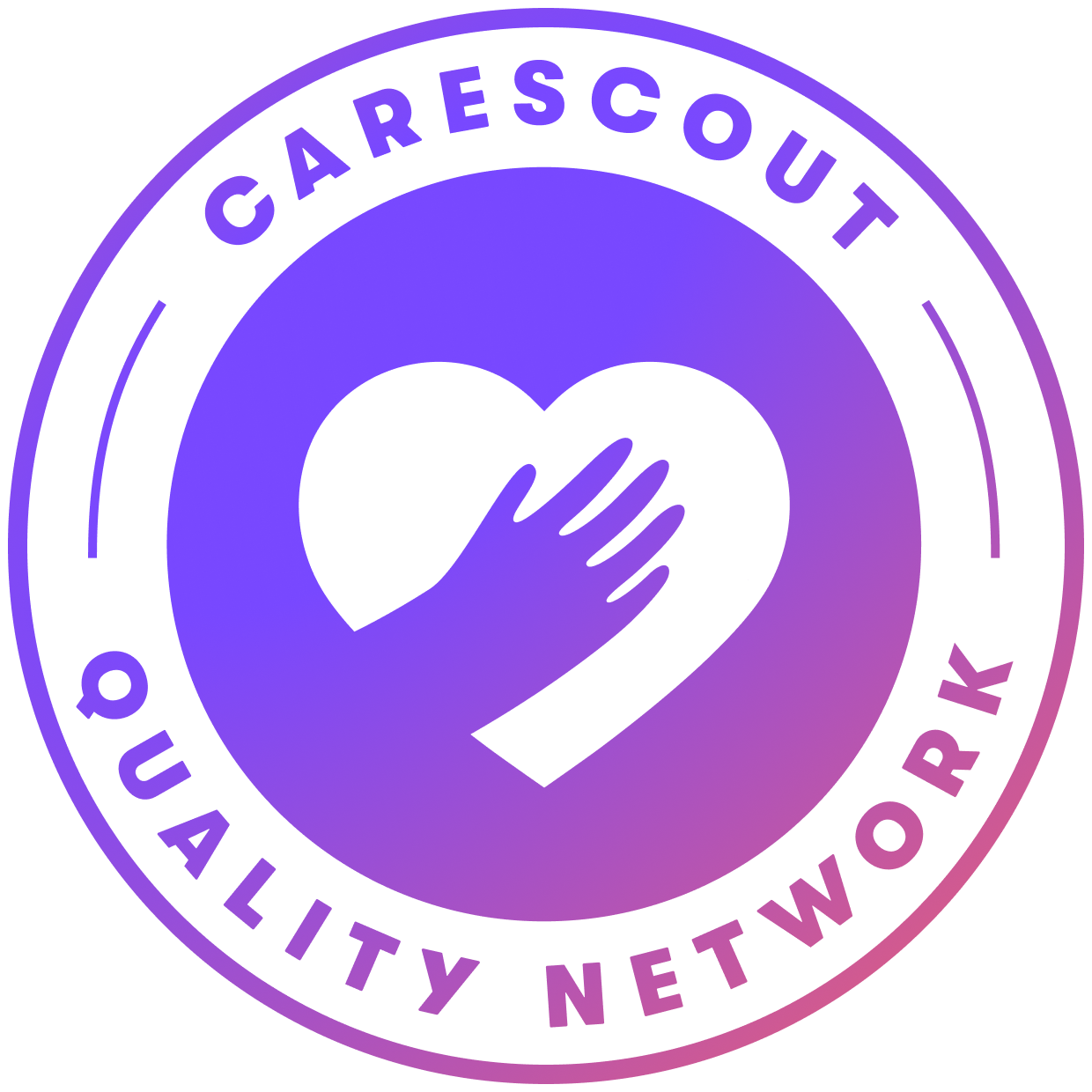 carescout quality network badge gradient