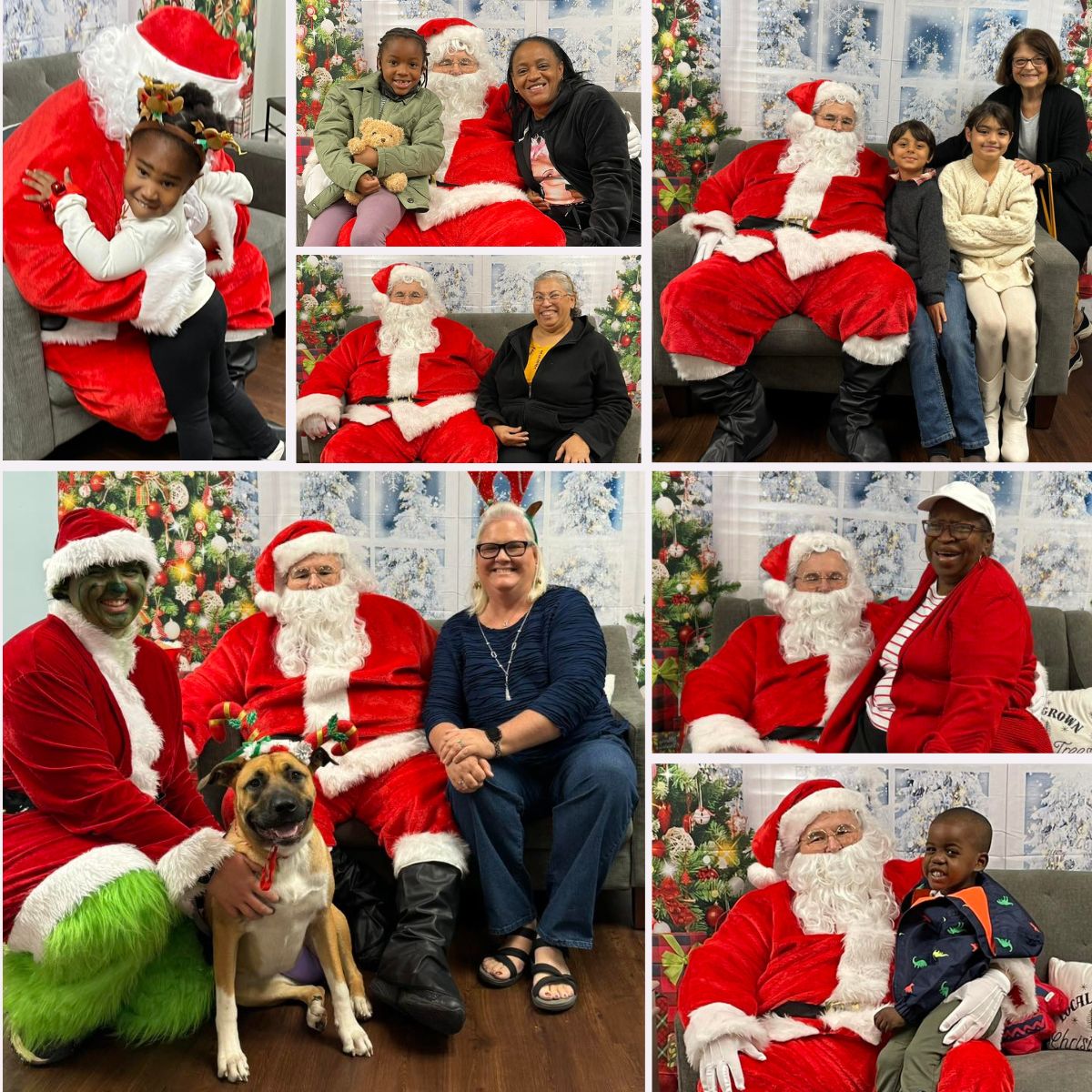 Santa Visits Home Instead Charleston, SC! collage