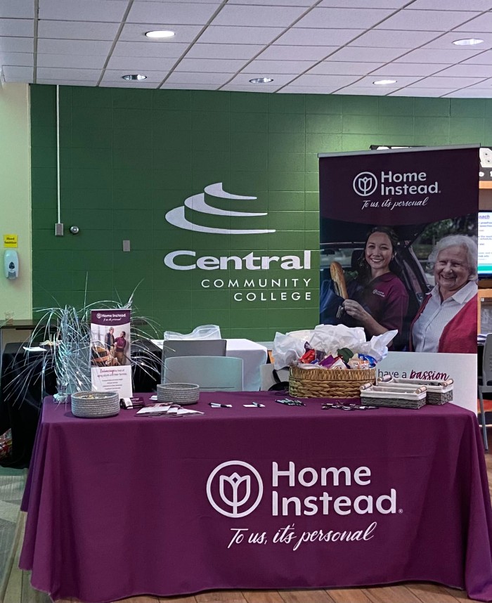 Home Instead at Central Community College Job Fair
