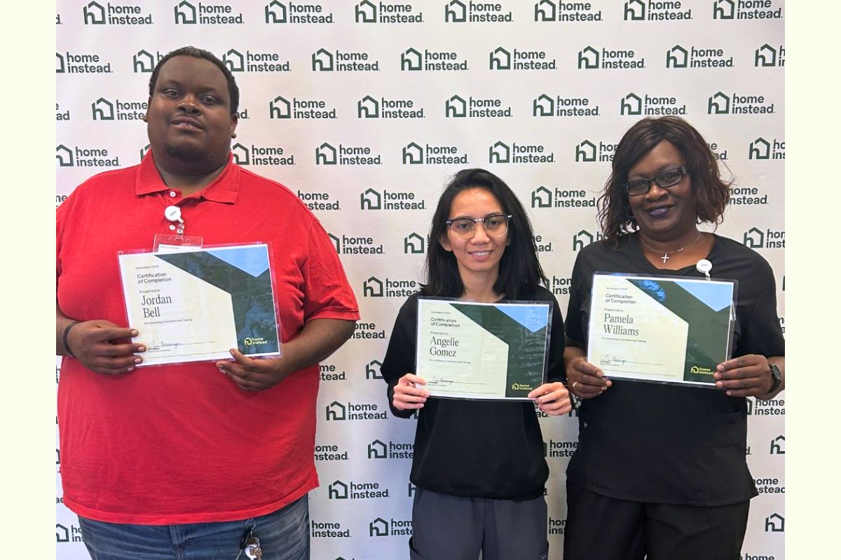 Home Instead Celebrates Our Three New Caregivers in Birmingham, AL