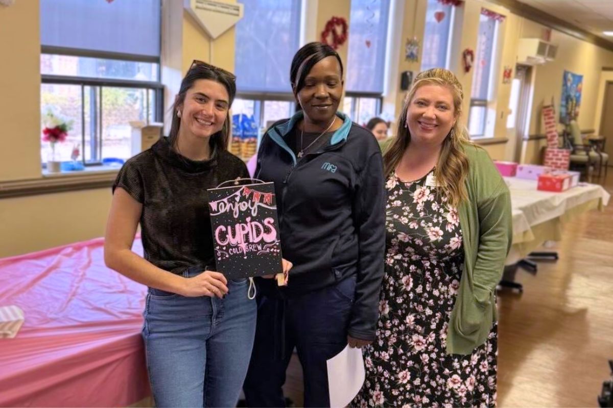 Home Instead Serves Cups of Love at Virginia Beach Healthcare & Rehabilitation Center