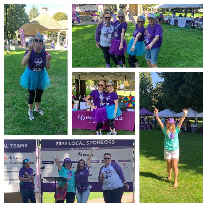 Home Instead of Vancouver, WA Sponsors SW Washington Walk to End Alzheimer's collage