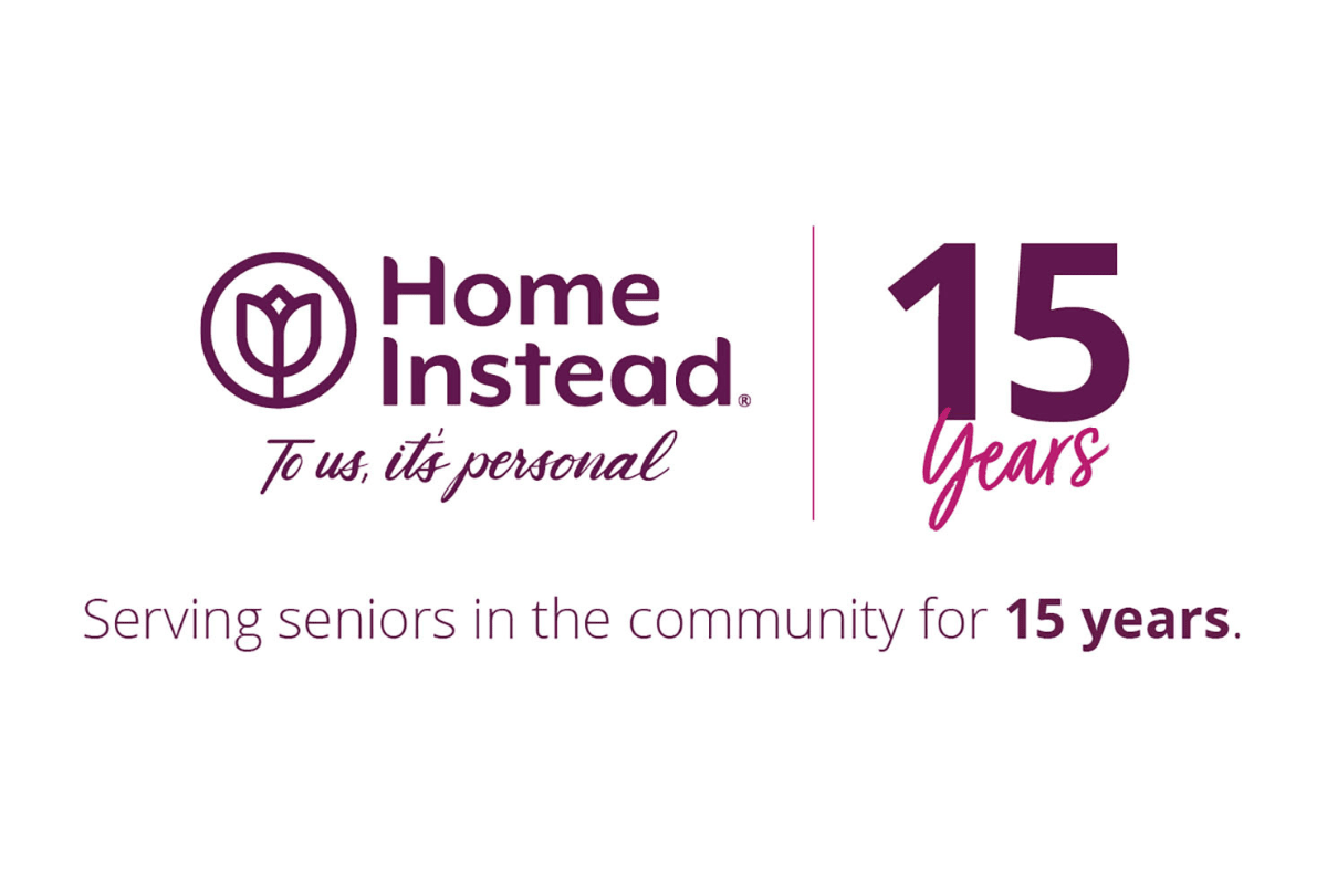 Home Instead 15 year anniversary Logo