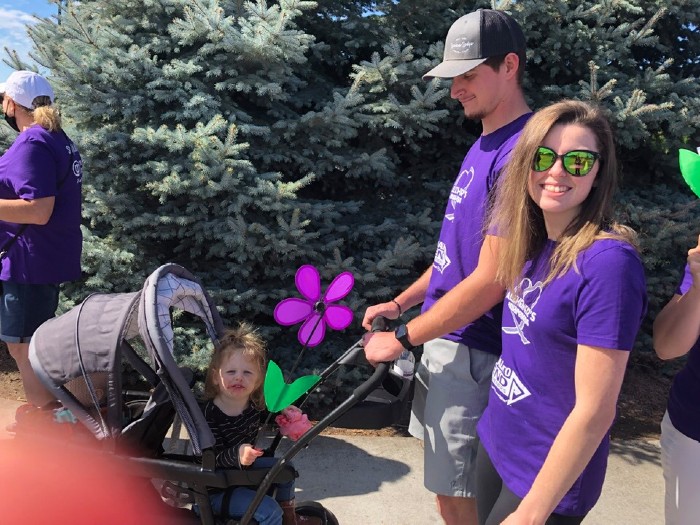 Family at Alzheimer's Walk