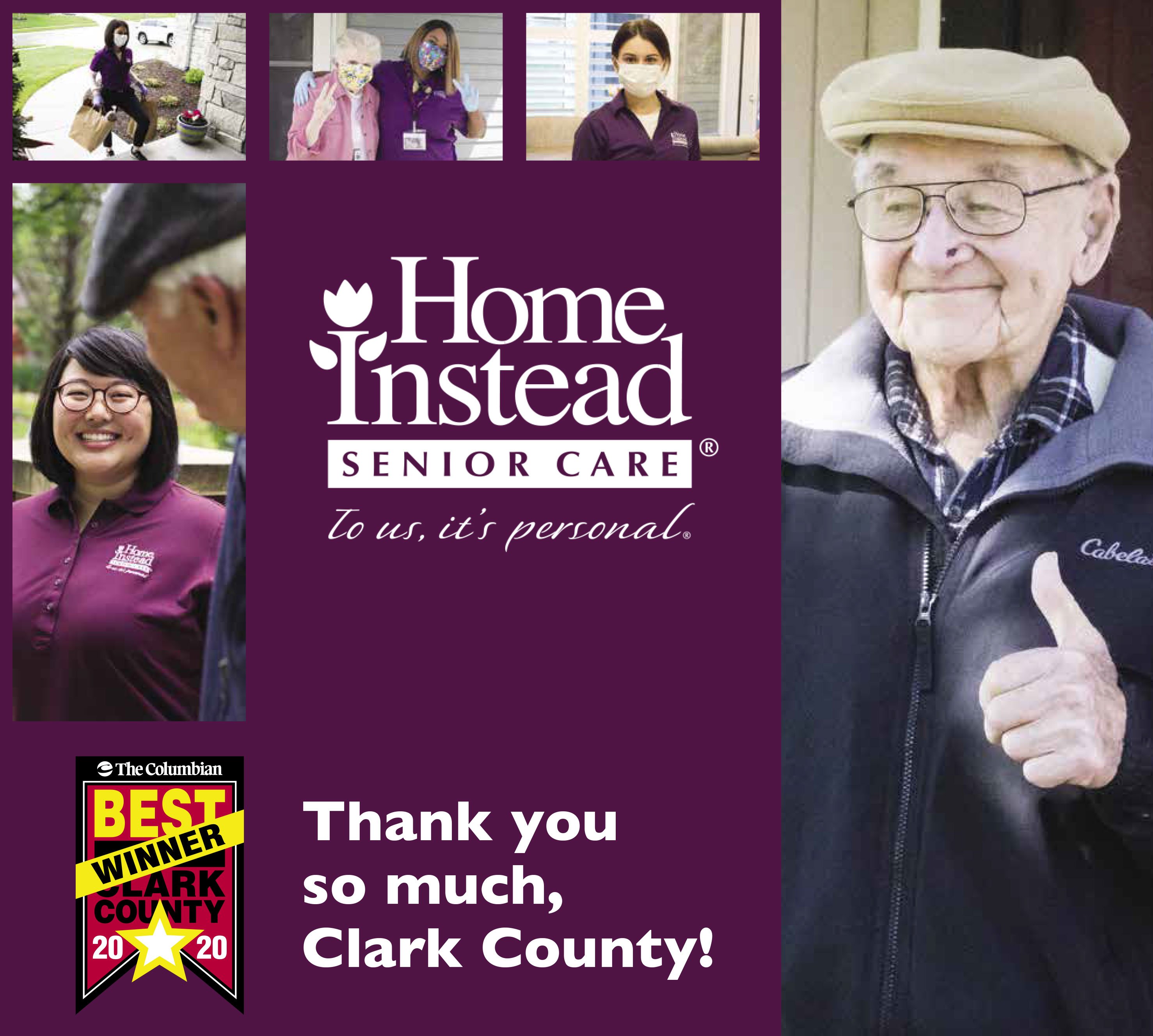 Home Instead Best of Clark County 2020 Winner Collage