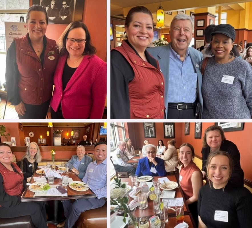 Home Instead Connects With Local Leaders at Malden - Melrose Chamber Business Luncheon collage