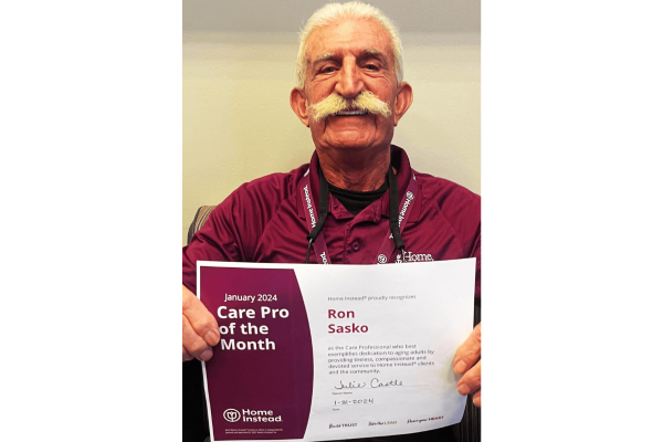 Ron Sasko January 2024 Care Pro of the Month