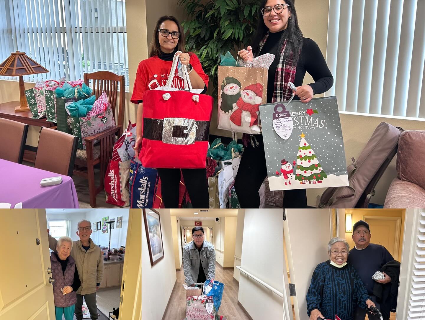 Home Instead Wraps Up Joy with Be a Santa to a Senior in Pasadena, CA pictures