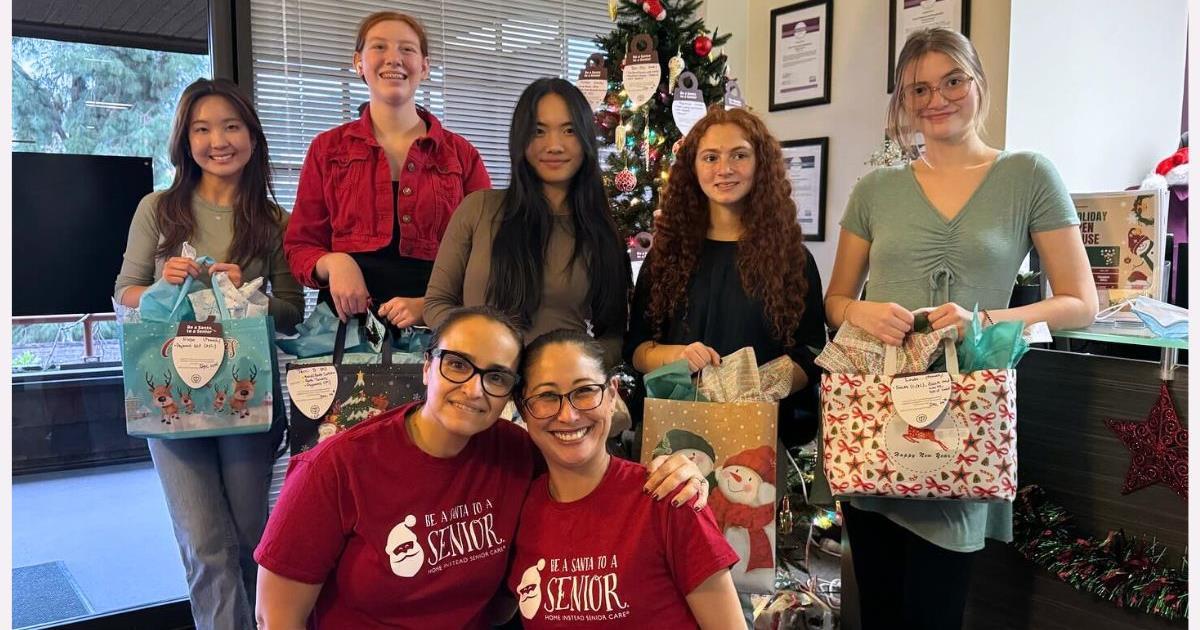 Home Instead Wraps Up Joy with Be a Santa to a Senior in Pasadena, CA