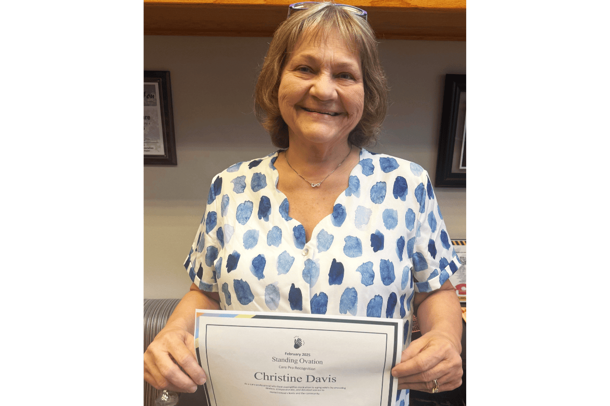 February Care Pro of the Month Chris Davis