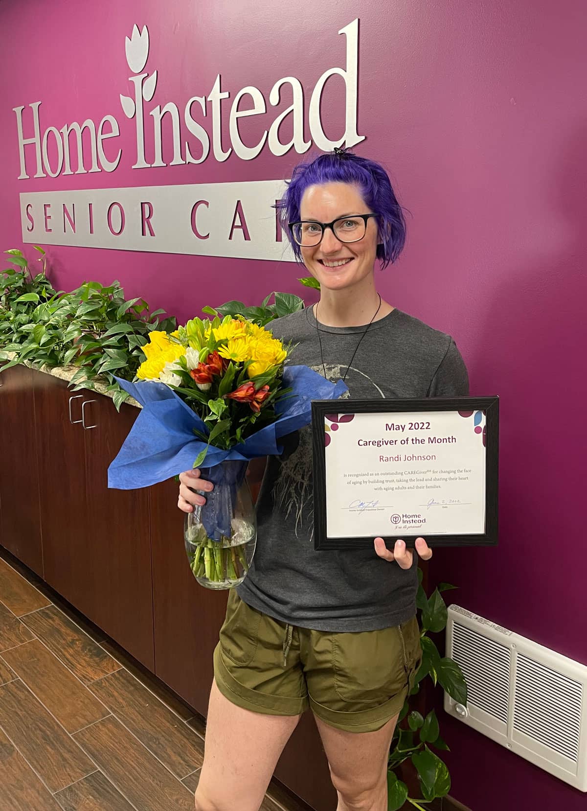 Randi J; Home Instead Denver May 2022 Care Professional of the Month