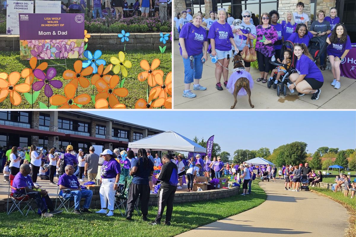 Home Instead of Springfield, IL Joins the 2023 Walk to End Alzheimer's collage