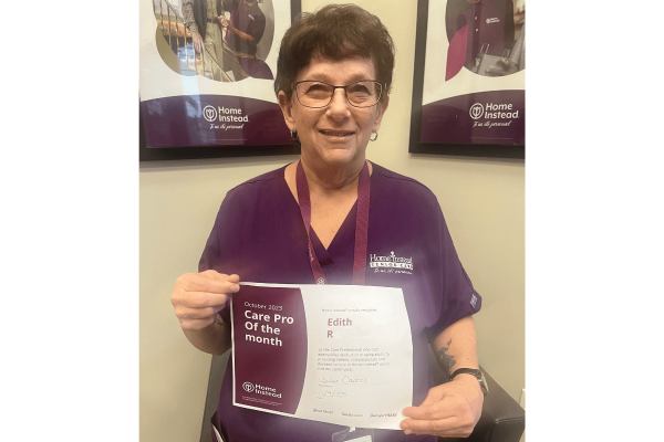 October Care Pro of the Month, Edith