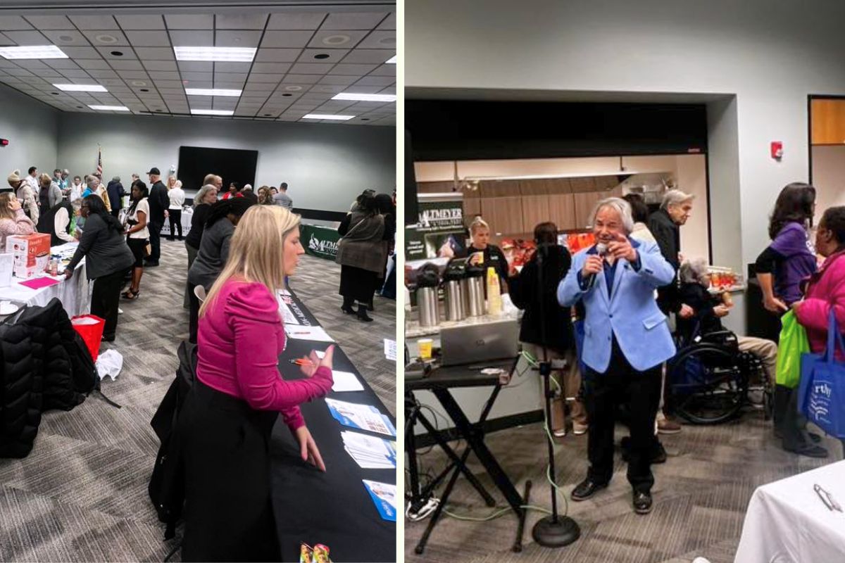 Home Instead of Virginia Beach at the Library