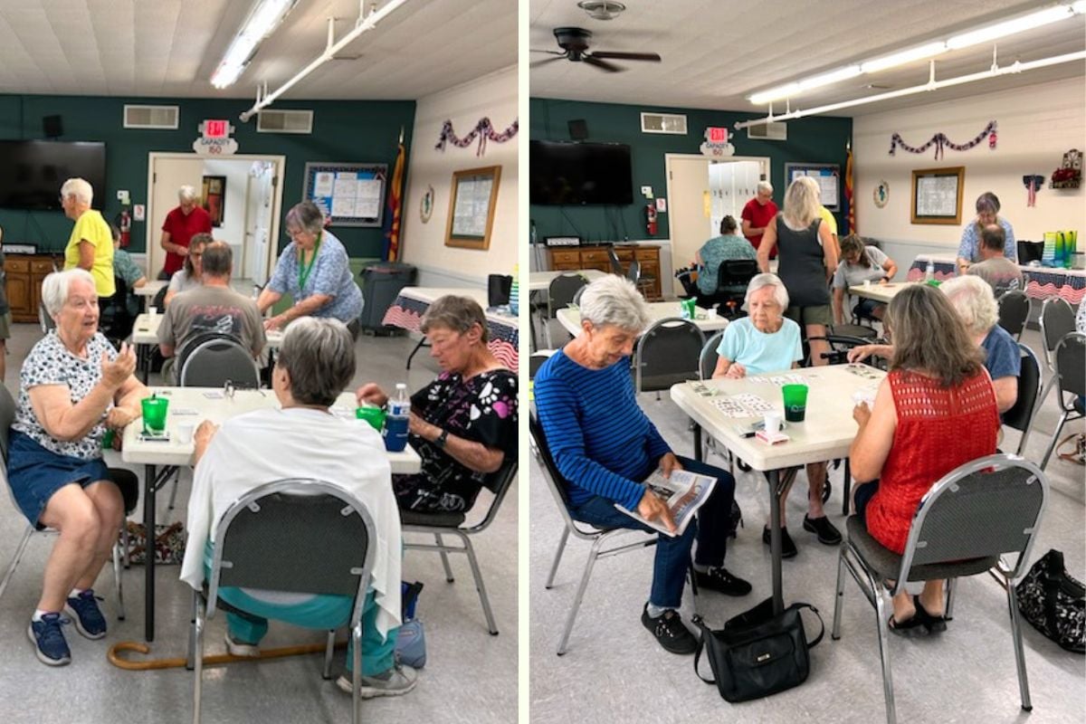 Home Instead Sponsors Card Bingo Dreamland Villa in Mesa, AZ