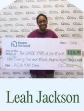 February 2026 Care Professional of the Month, Leah J.