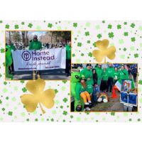 home instead care team at scituate st patricks day parade