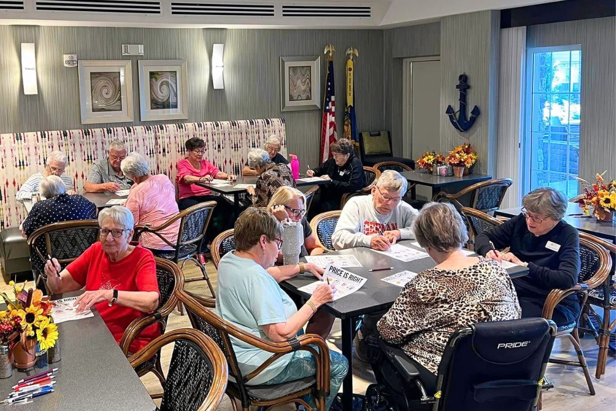 Home Instead Plays the Price is Right at Oxford Villa Active Senior Apartments in Wichita, KS