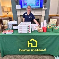 Home Instead Serves Up Coffee and Smiles at the Hoover Senior Center