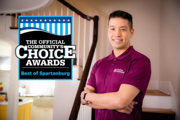 Vote Home Instead as the 2024 Best Home Health Care Service in Spartanburg, SC