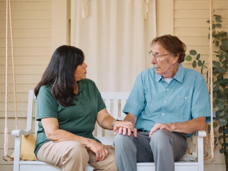 In-home companion care helping a Fort Worth senior with daily routines